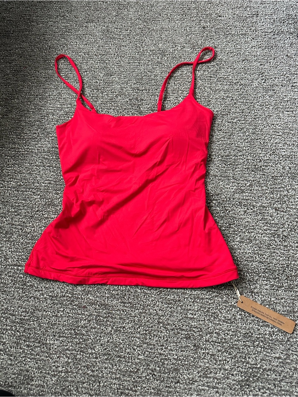 Amazon Red Spaghetti Strap Camisole